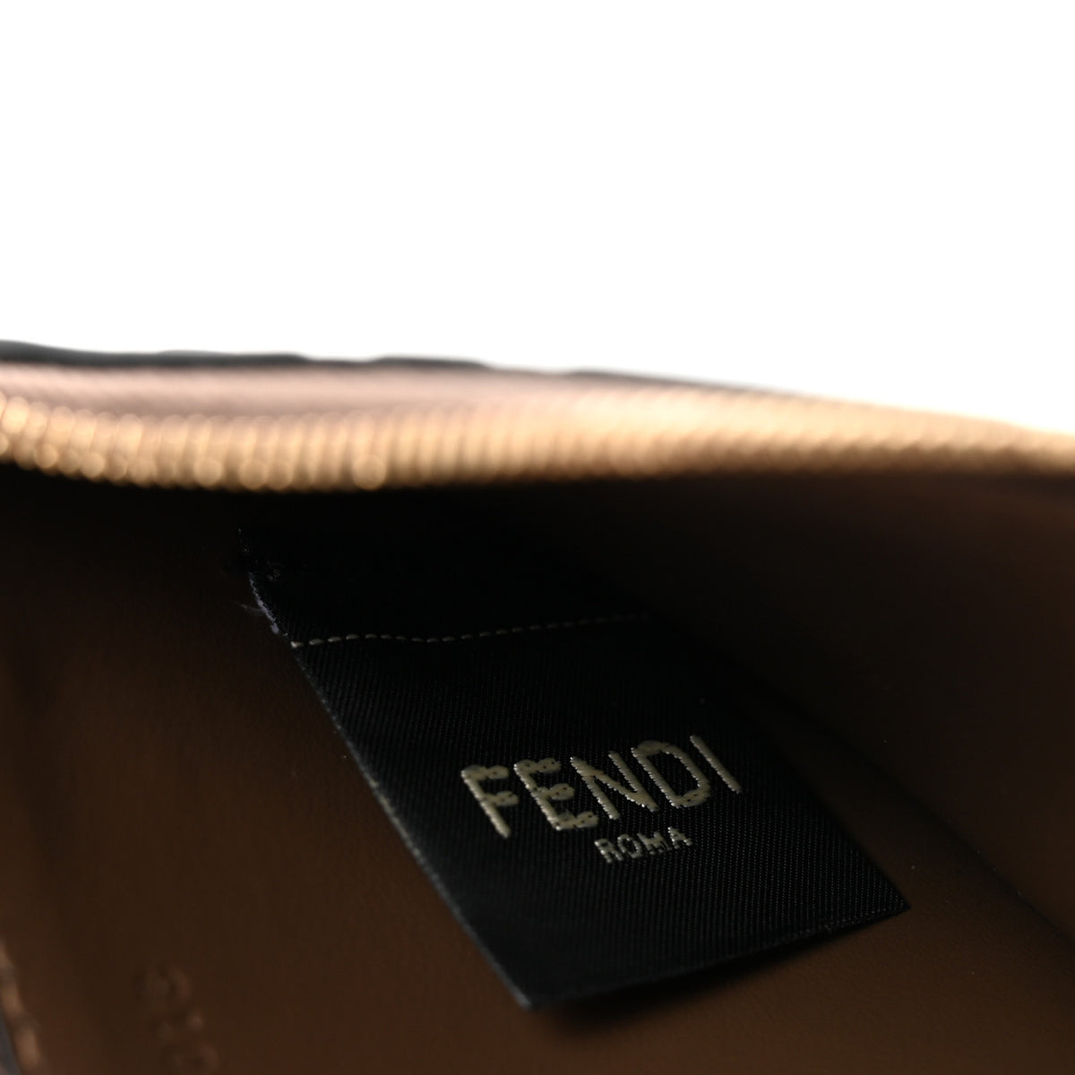 Fendi Roma Black Nylon Pouch Clutch w/ Gold Clip + Box & Authenticity Card Fendi Roma 1925 Pouch/Clutch - Gem main image 4