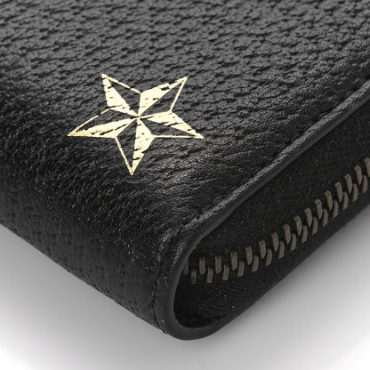 Gucci Dollar Calfskin Bee Star Zip Around Wallet Black 8 of 8