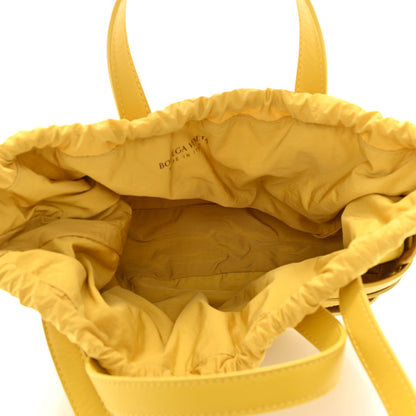Bottega Veneta French Calfskin Small Shell Bag Yellow 5 of 11