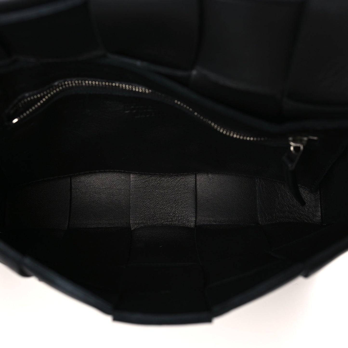 Lambskin Maxi Intrecciato Cassette Crossbody Bag Black