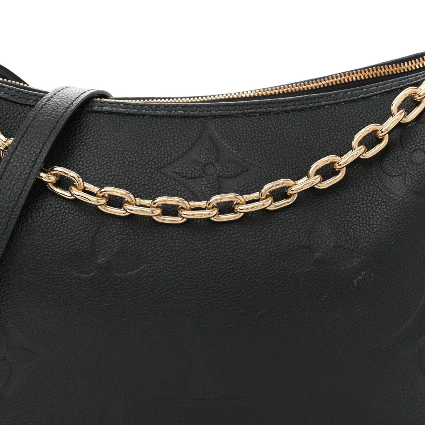 Empreinte Monogram Giant Loop Hobo Black