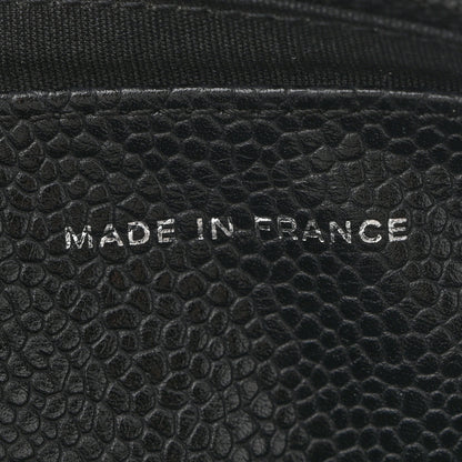 Chanel Caviar Half Moon Wallet On Chain WOC Black 7 of 14