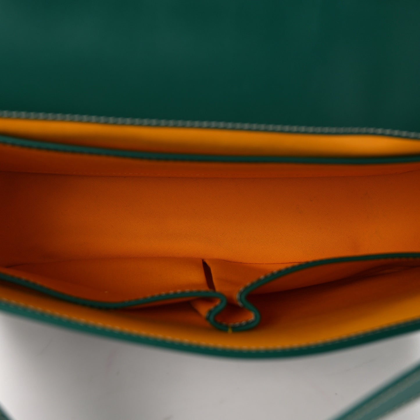Goyardine Belvedere II MM Messenger Bag Green