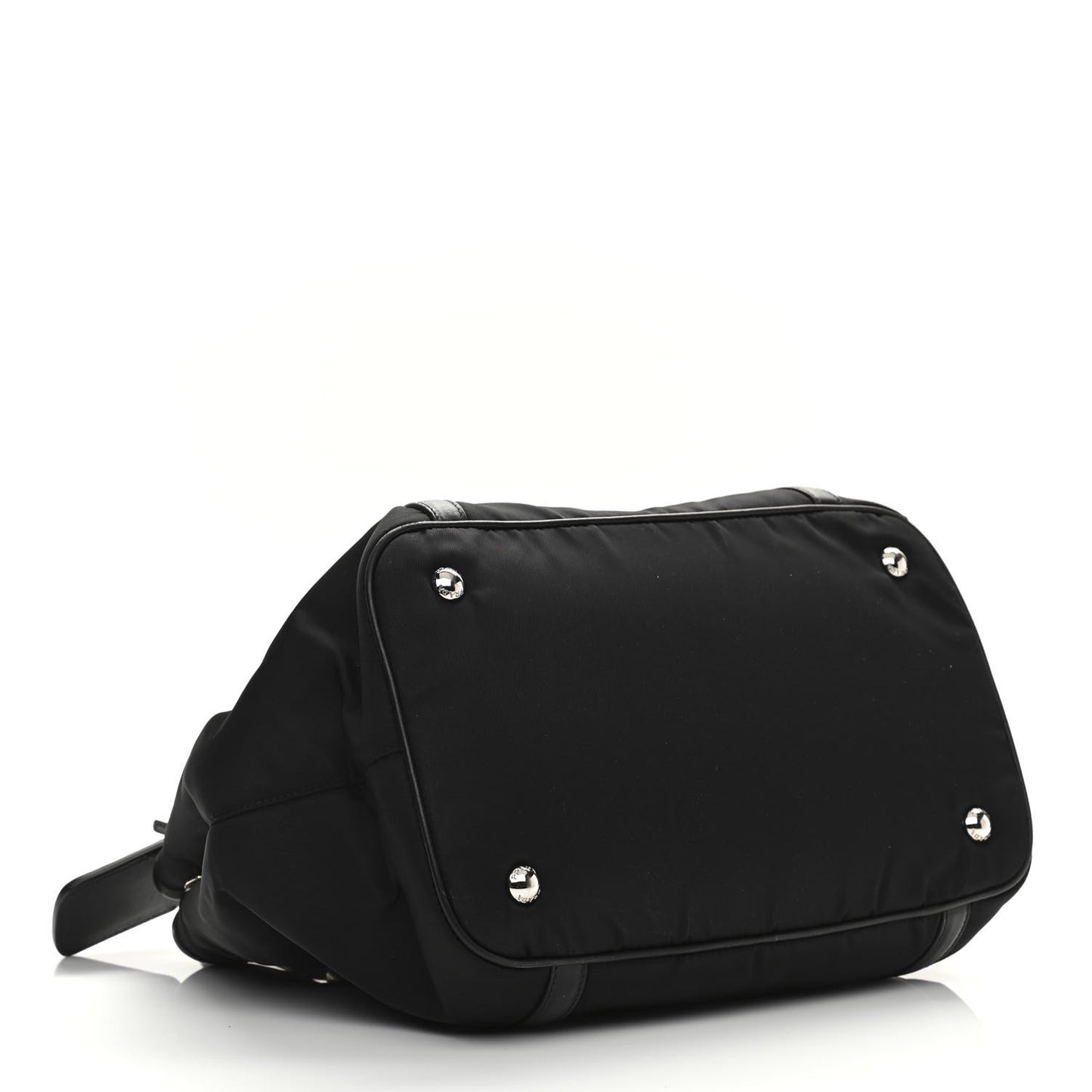 Tessuto Nylon Soft Calf Tote Black
