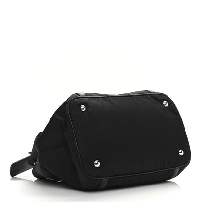 Prada Tessuto Nylon Soft Calf Tote Black 4 of 12