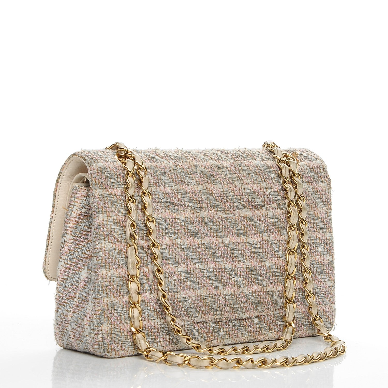 Chanel Tweed Medium Double Flap Multicolor 3 of 10