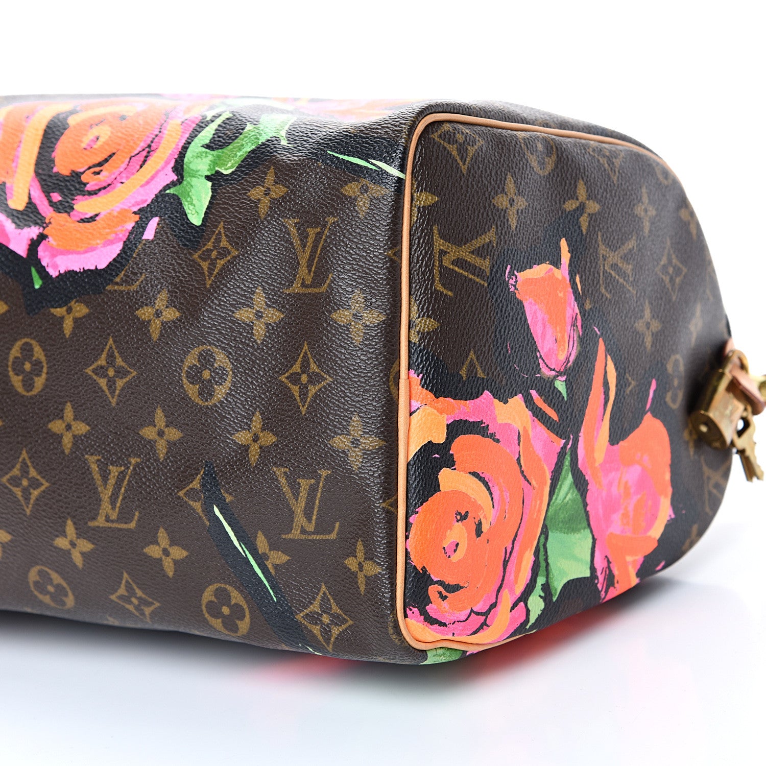 Louis Vuitton Monogram Roses Speedy 30 9 of 14