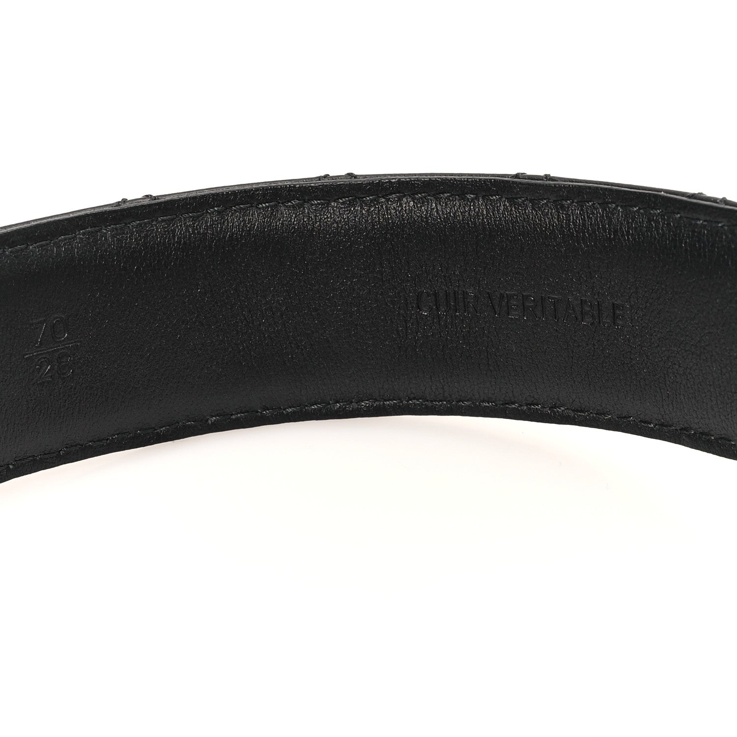Chanel Calfskin Quilted CC Chain Belt 70 28 Black 4 of 7
