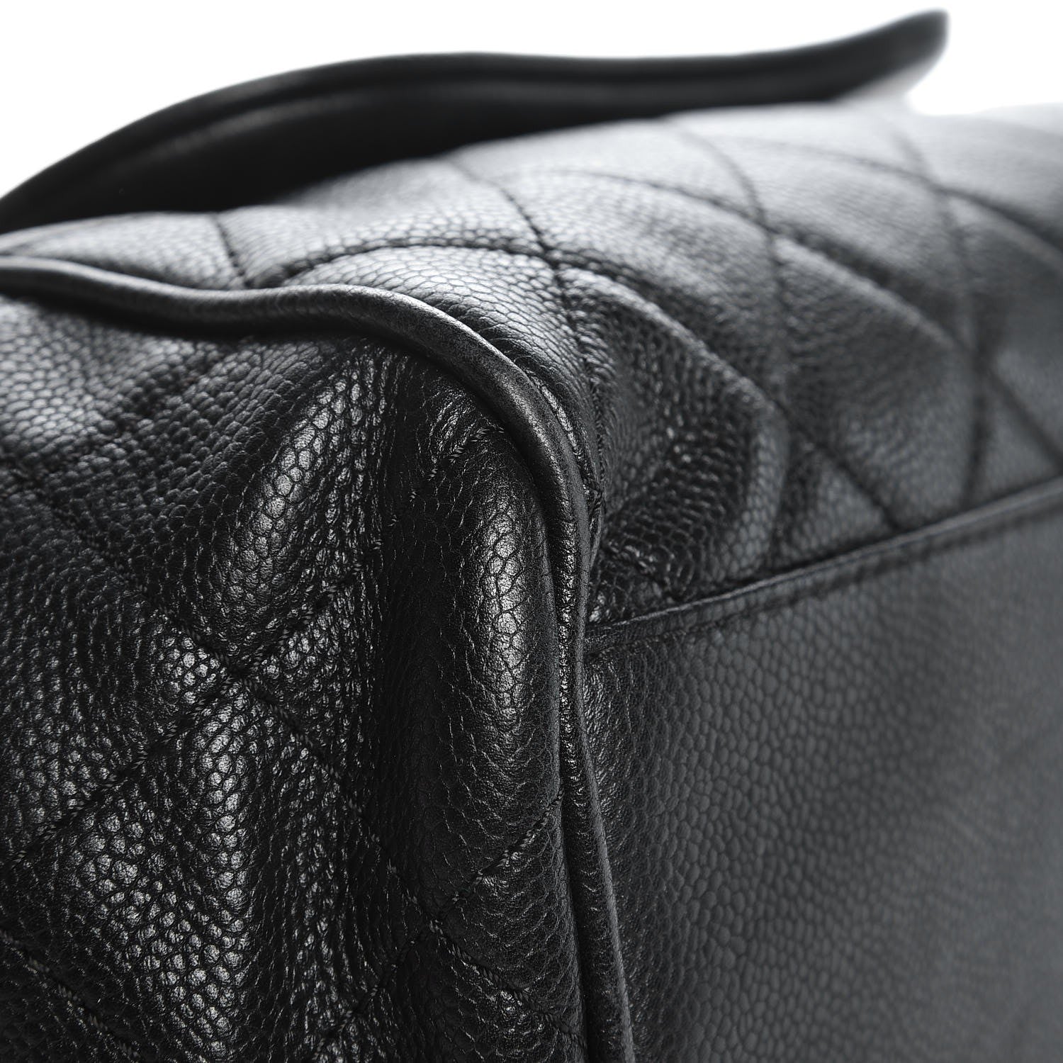 Chanel Caviar Quilted Timeless Accordion Flap Black 8 of 11