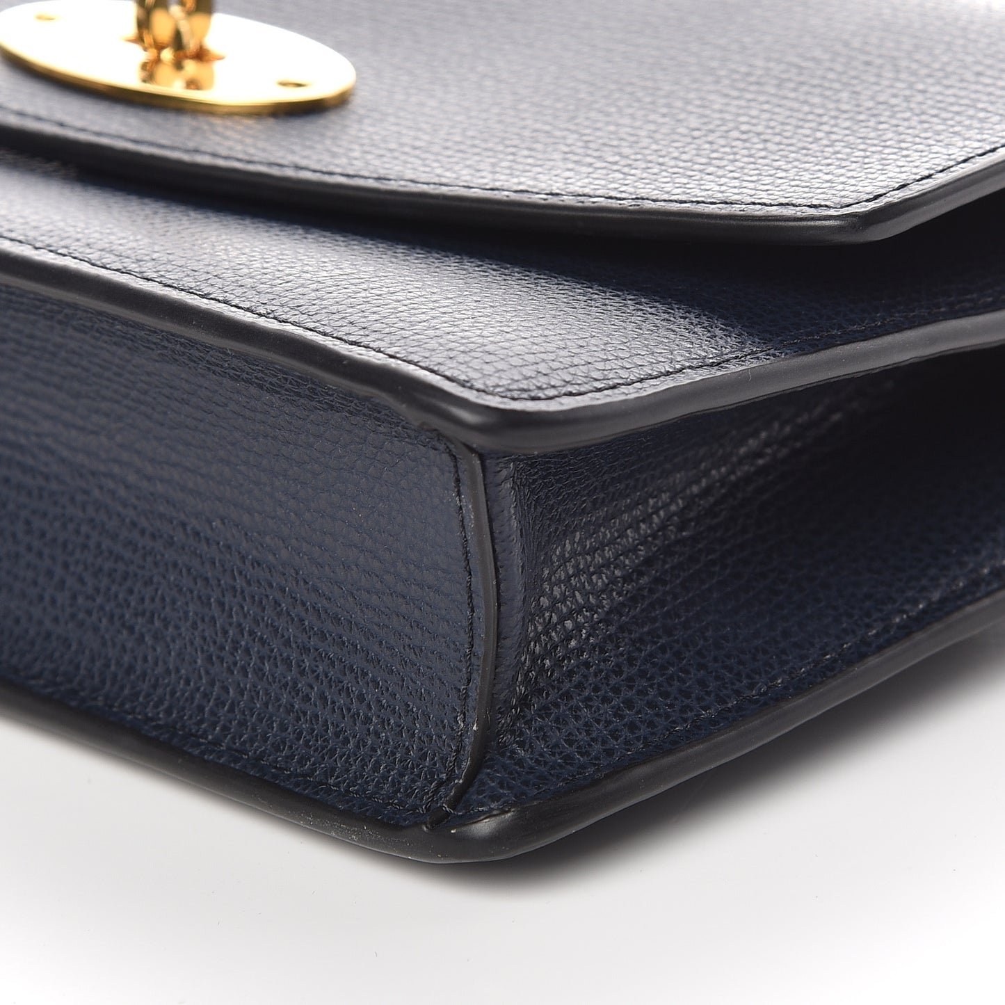 Cross Grain Calfskin Small Darley Bright Navy