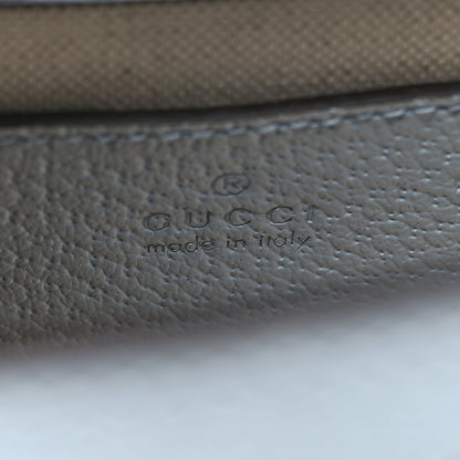 Gucci Raffia Textured Dollar Calfskin GG Monogram Mini Diana Tote Bag Light Blue Natural 6 of 11