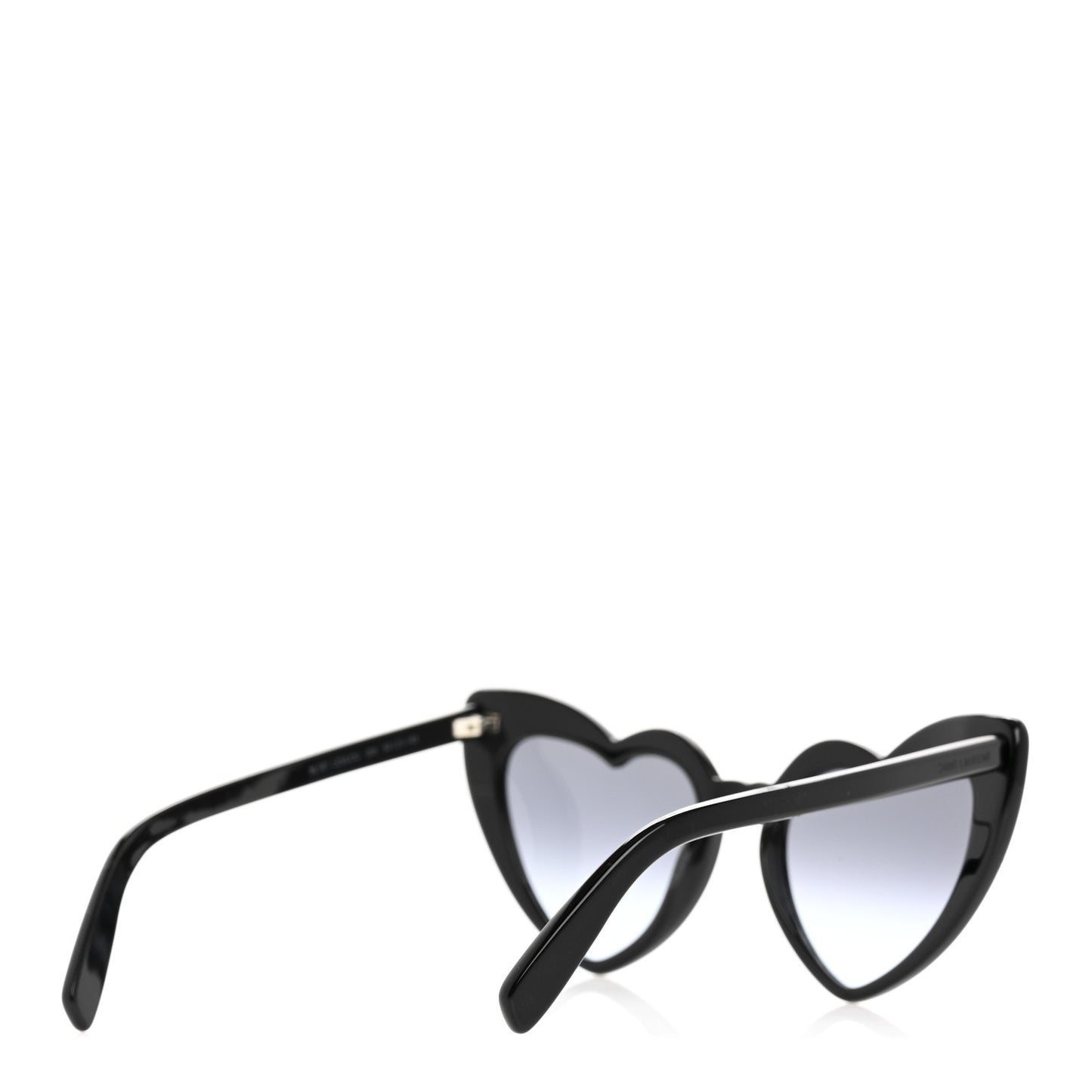 Acetate Heart Frame Loulou SL181 Sunglasses Black