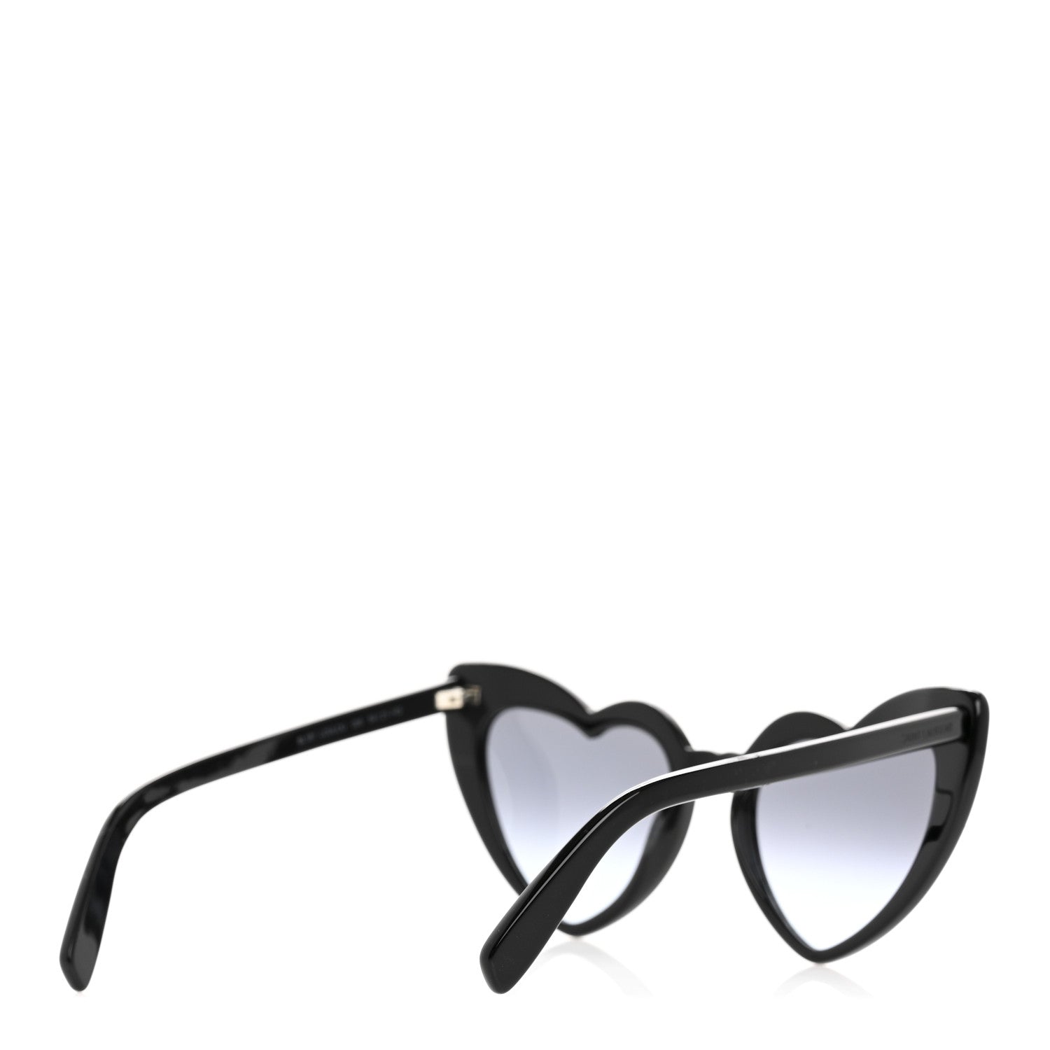 Saint Laurent Acetate Heart Frame Loulou SL181 Sunglasses Black 4 of 7