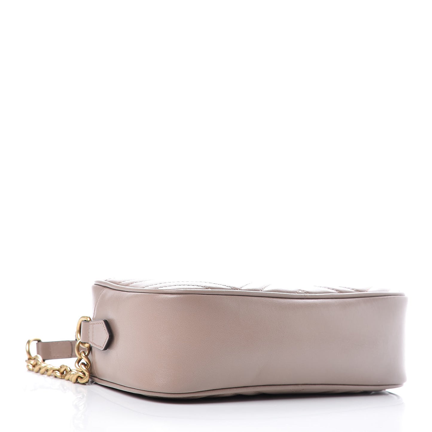 Calfskin Matelasse Small GG Marmont Chain Shoulder Bag Porcelain Rose