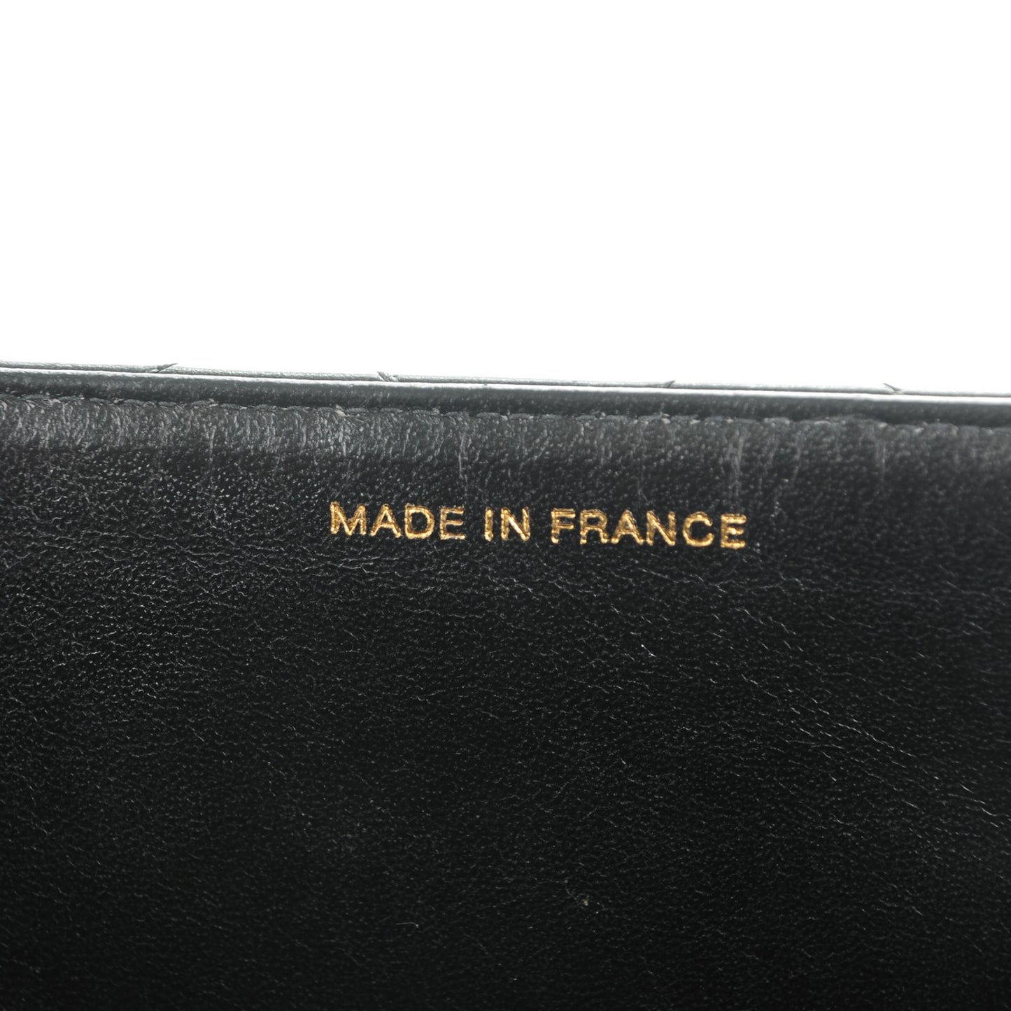 Lambskin Quilted Jumbo Single Flap Black