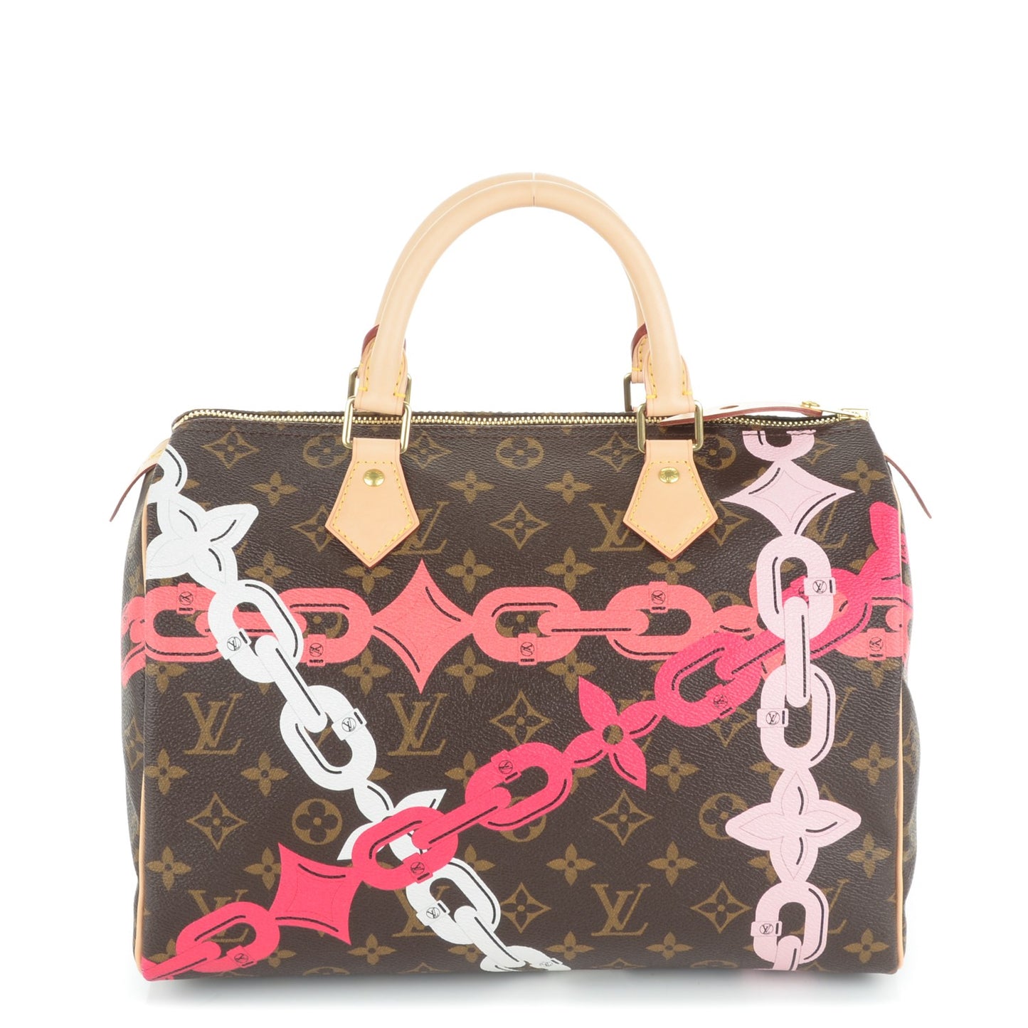 Monogram Bay Speedy 30 Rose Ballerine Poppy