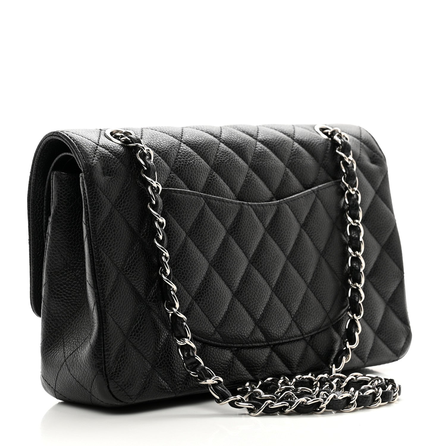 Chanel Caviar Quilted Medium Double Flap Black 3 of 11