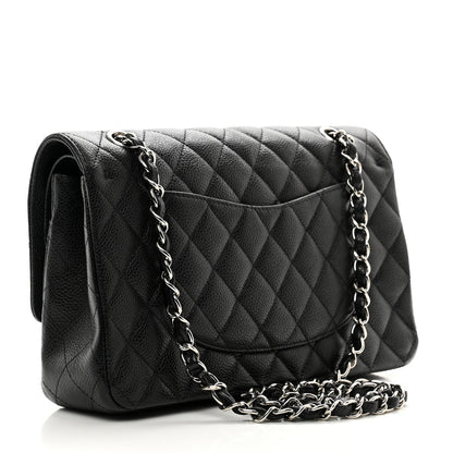Chanel Caviar Quilted Medium Double Flap Black 3 of 11