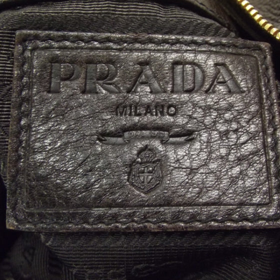 Prada Cervo Antik Hobo Caffe Brown 8 of 12