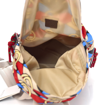 Gucci X THE NORTH FACE Econyl Nylon Geometric Interlocking G Print Medium Backpack Multicolor 5 of 11