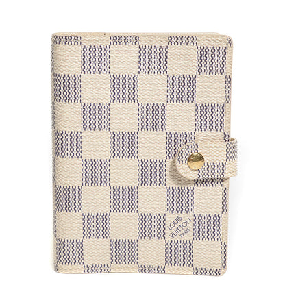 Louis Vuitton Damier Azur Small Ring Agenda Cover 1 of 7
