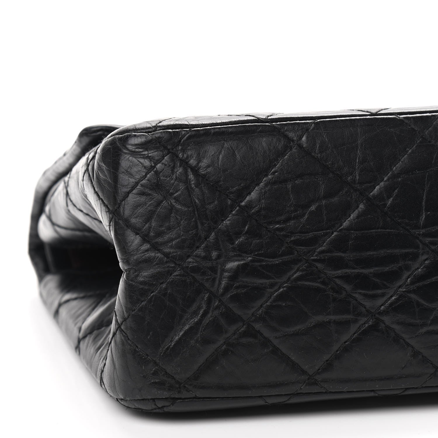 Chanel Aged Calfskin Quilted 2.55 Reissue 226 Flap Black 13 of 14