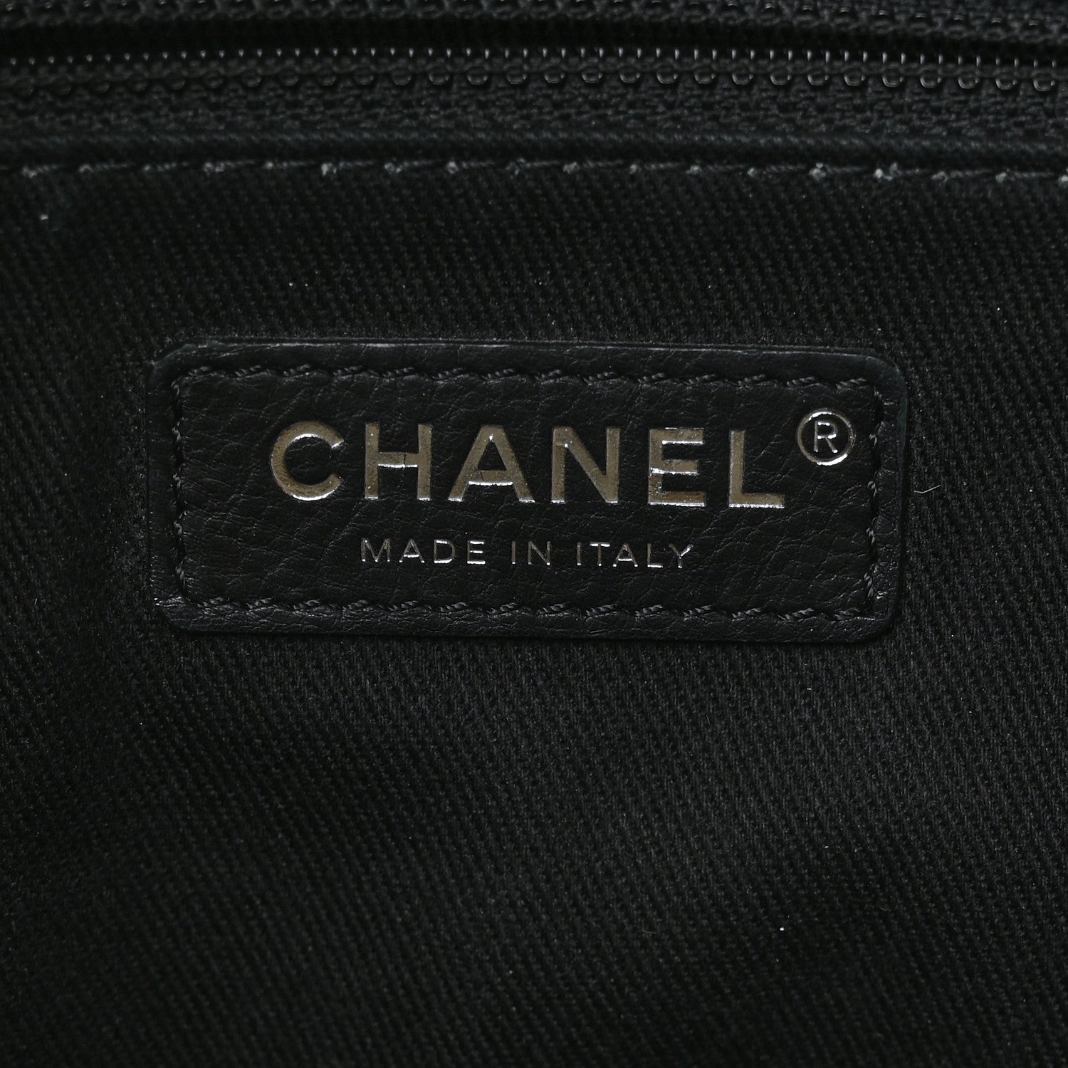 Chanel Mixed Fibers Large Shopping Bag Blue Beige 6 of 10