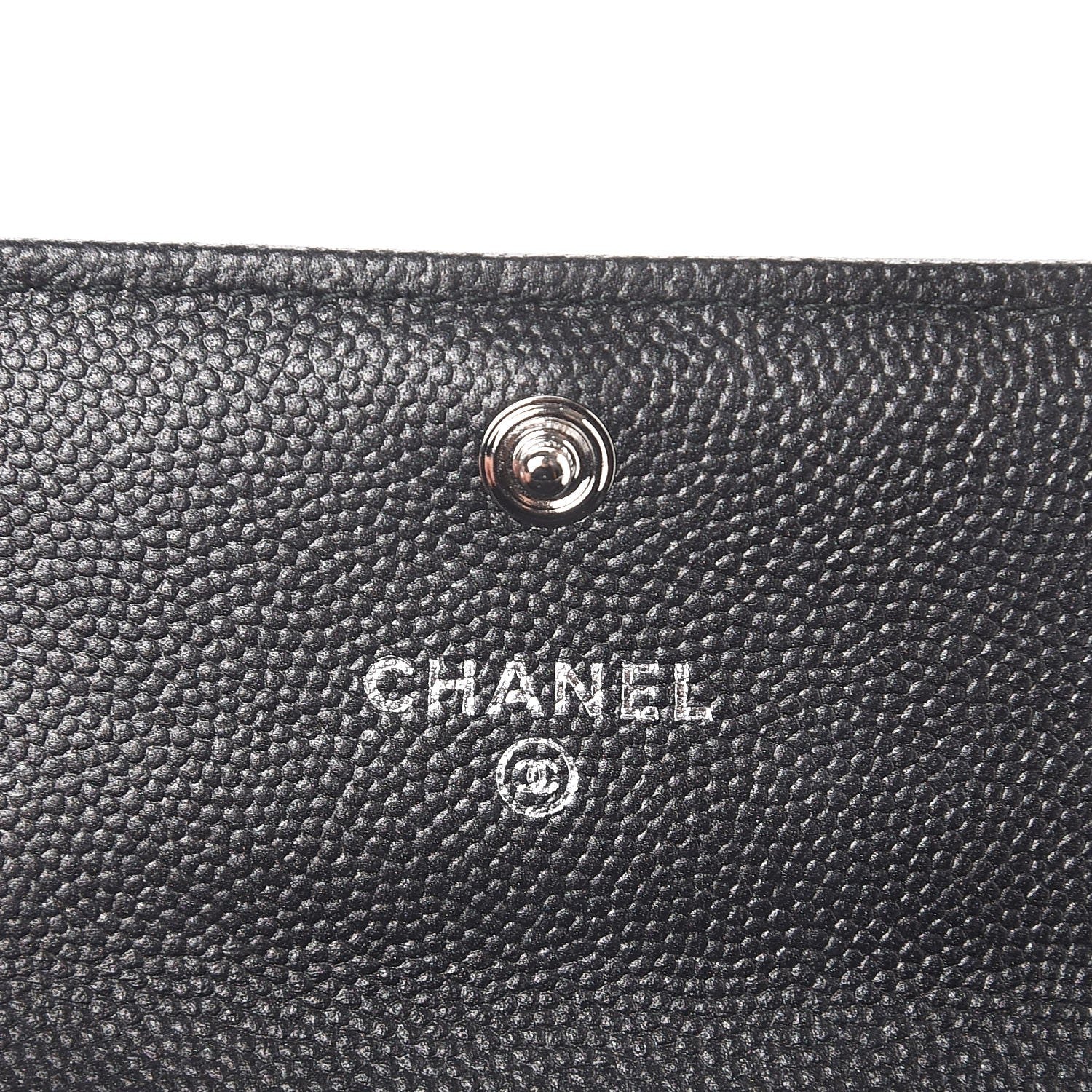 Chanel Caviar Quilted Boy Flap Card Holder So Black 6 of 9