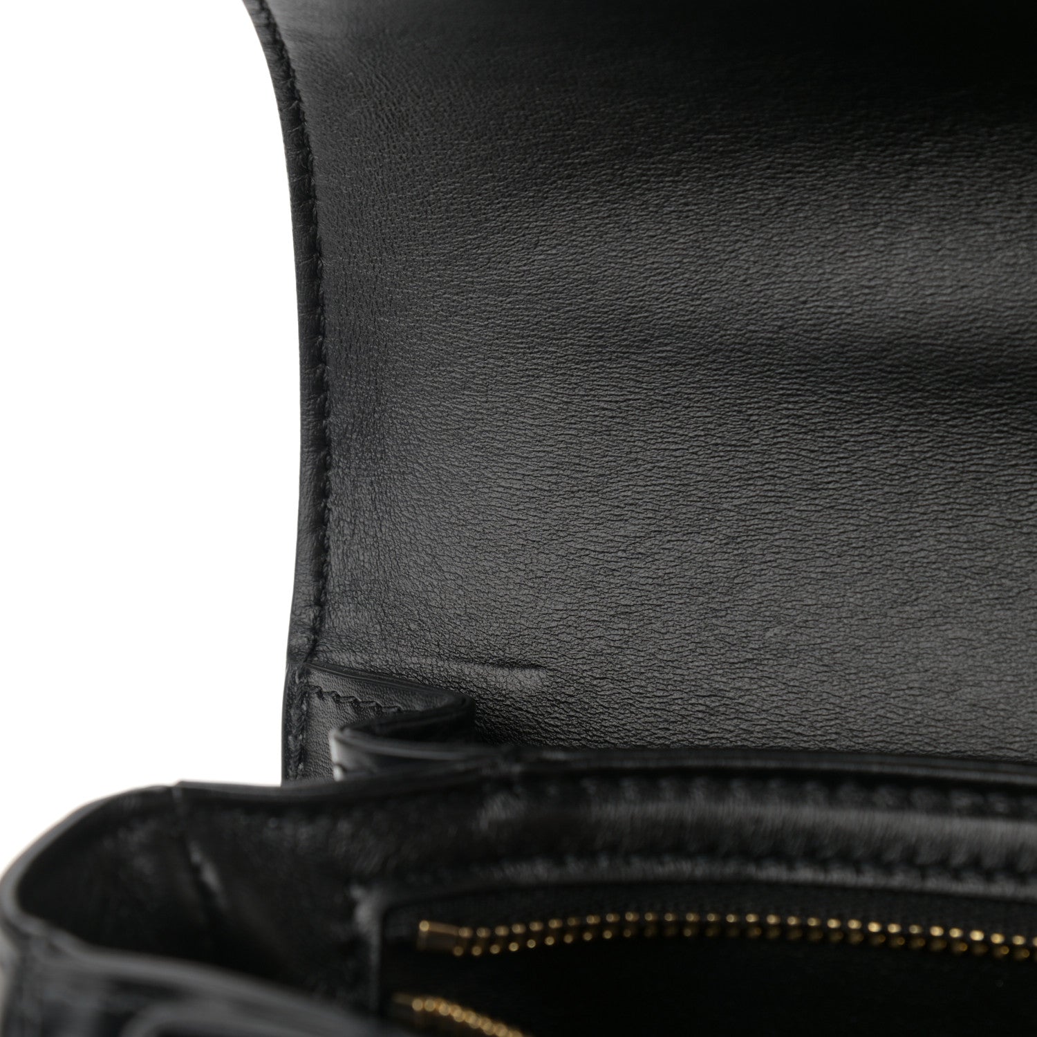 Celine Shiny Calfskin Medium Triomphe Black 14 of 14