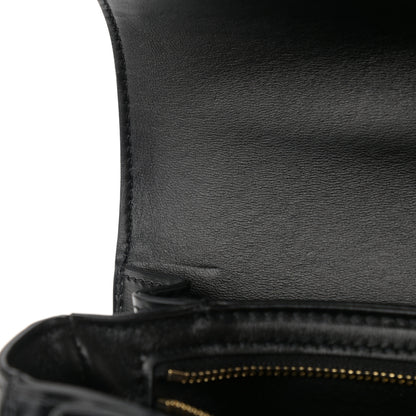 Celine Shiny Calfskin Medium Triomphe Black 14 of 14