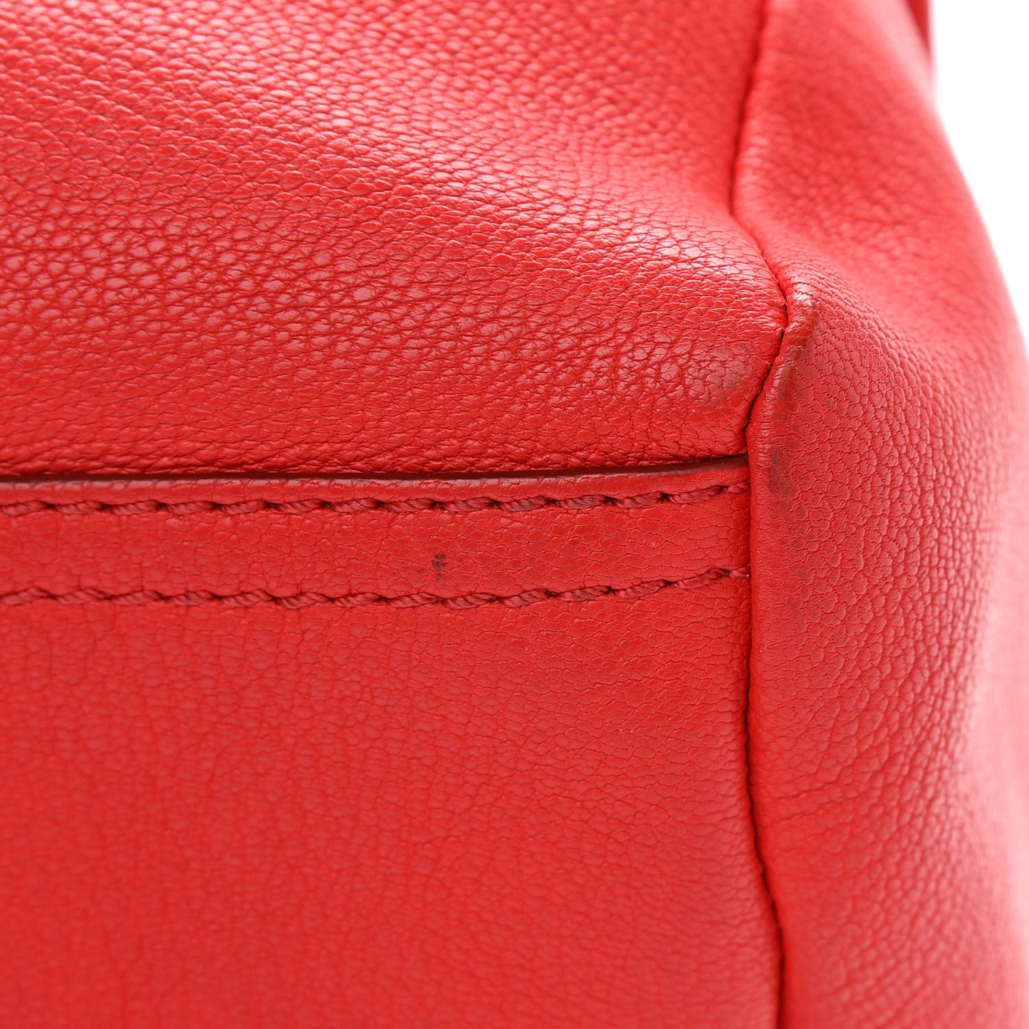Sugar Goatskin Small Pandora Red