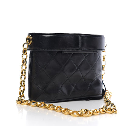 Chanel Lambskin Quilted Tassel Shoulder Bag Black 2 of 11
