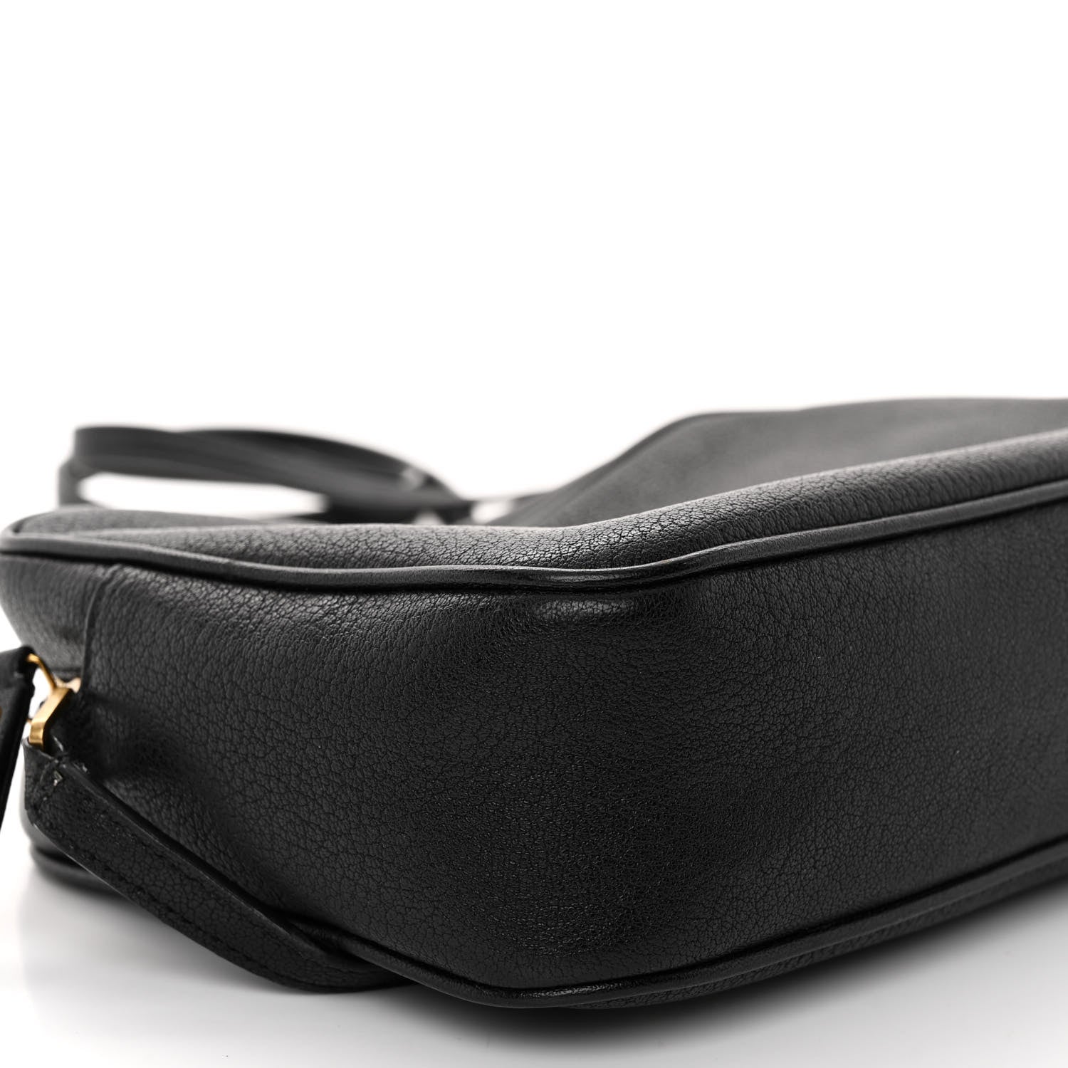 Saint Laurent Grained Lambskin Monogram Lou Camera Bag Black 8 of 14