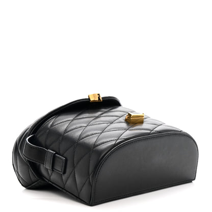 Saint Laurent Lambskin Matelasse Monogram June Box Bag Black 4 of 9