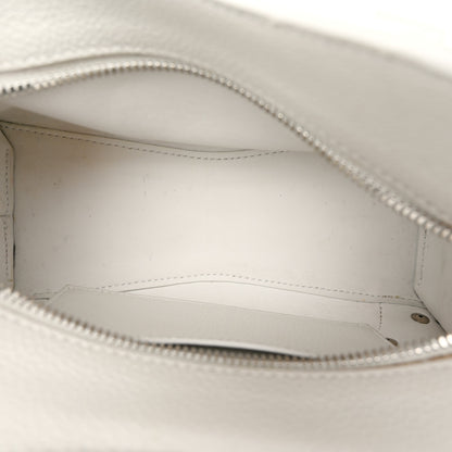 Balenciaga Grained Calfskin Neo Classic Silver Hardware Mini City White 4 of 13