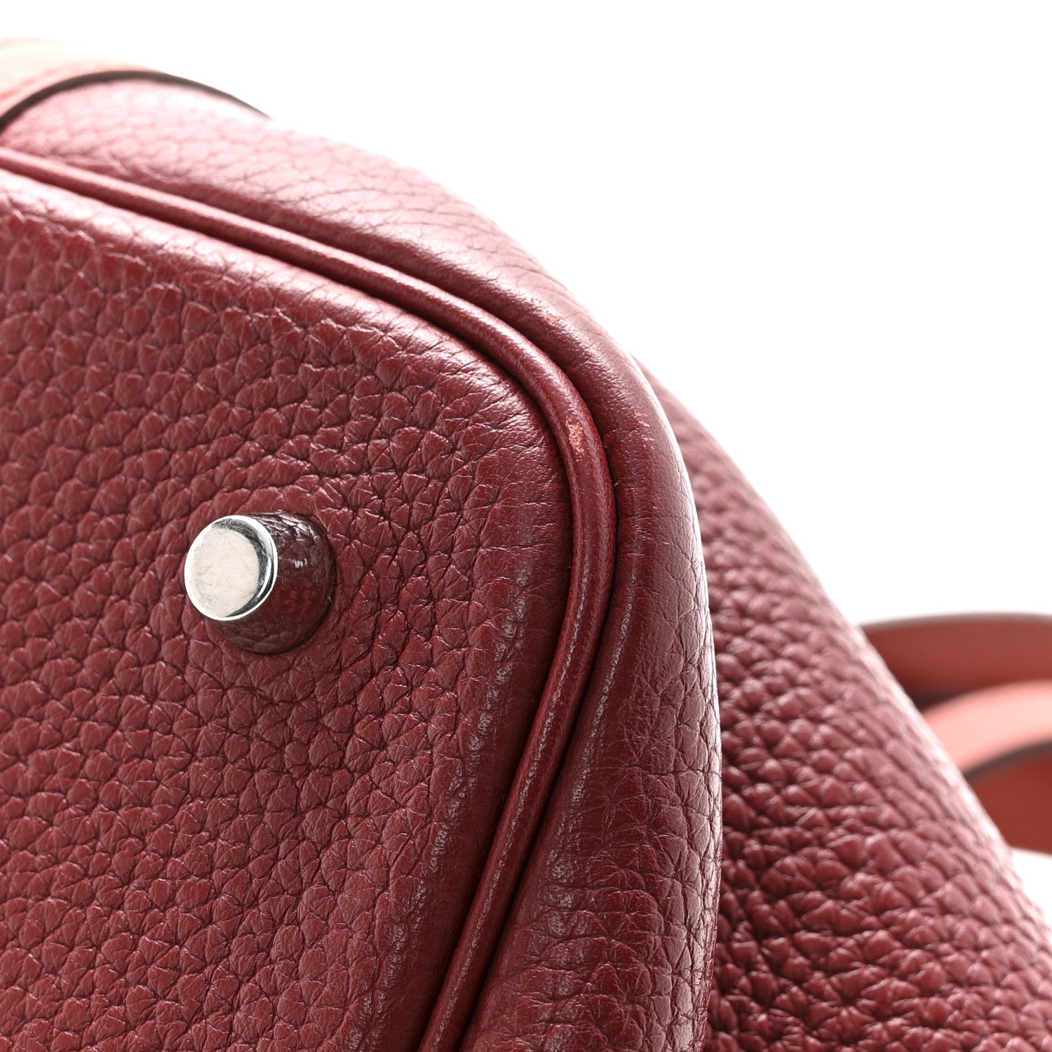 Hermes Taurillon Clemence Swift Picotin Lock 22 MM Rouge H Brique 11 of 14