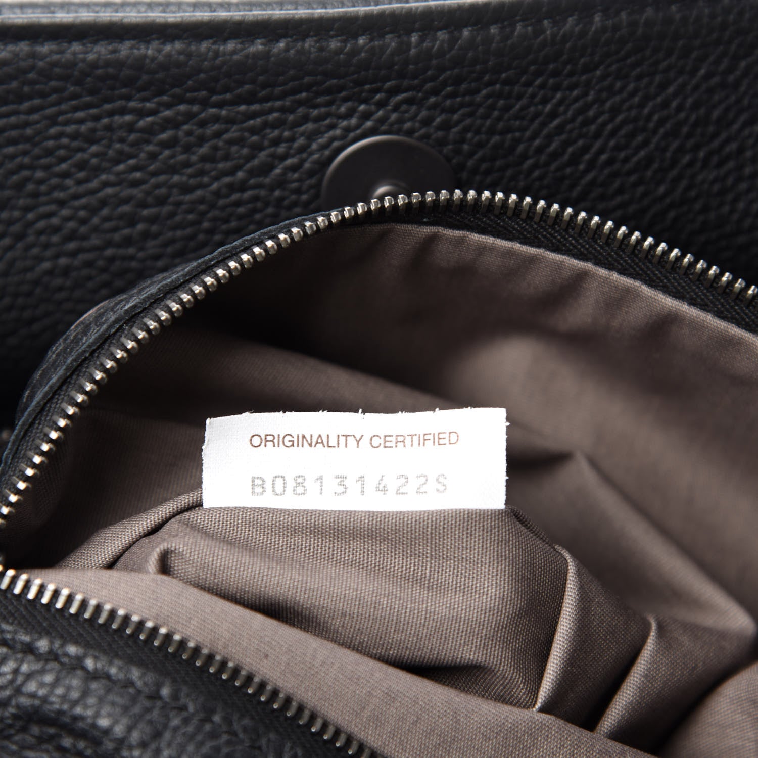 Bottega Veneta Grainy Calfskin Intrecciato Woven Tote Black 9 of 10