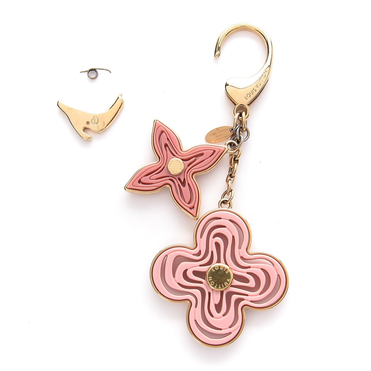 Resin Naif Bag Charm Rose