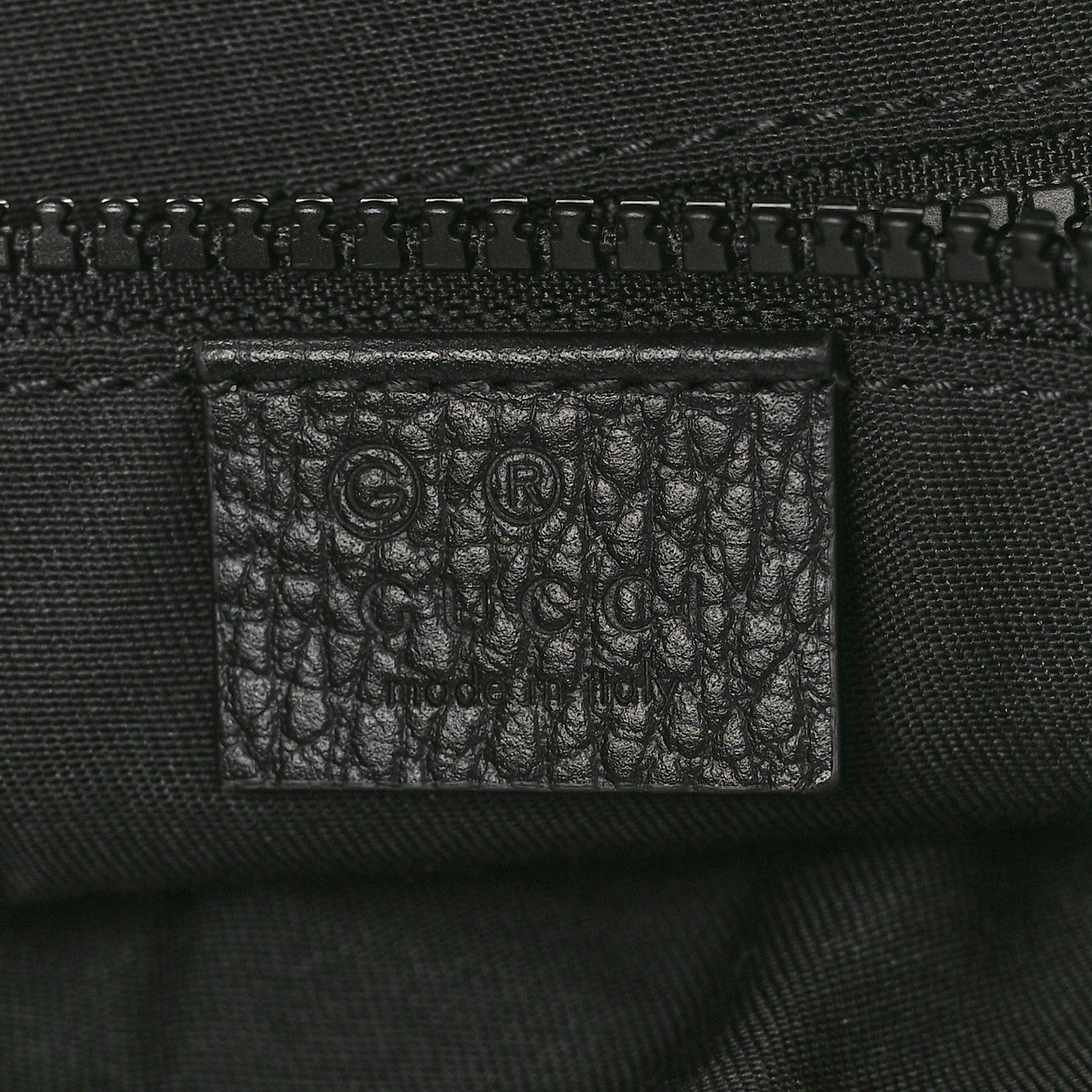 Gucci Nylon Monogram Small Flat Messenger Bag Black 6 of 10