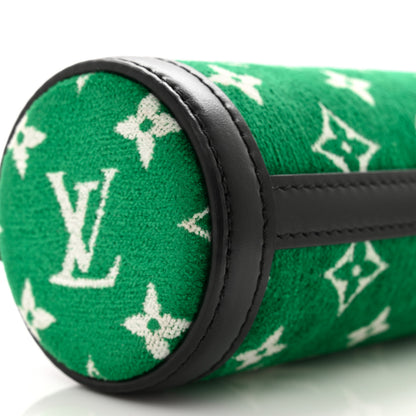Louis Vuitton Jacquard Velvet Monogram Flask Holder Vert 8 of 9