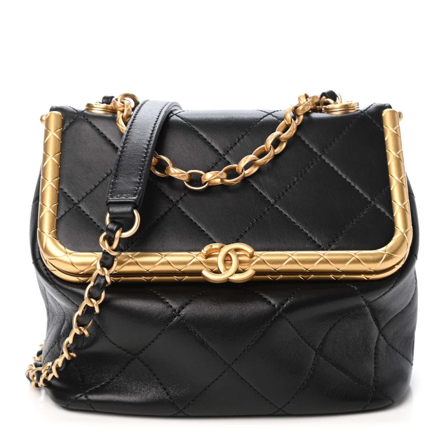 Chanel Lambskin Quilted My Crush Bag Black 1 of 4