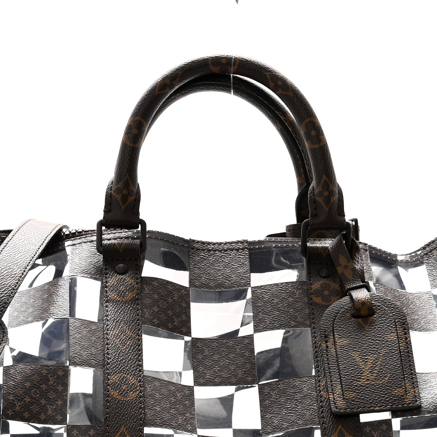 Louis Vuitton PVC Monogram Chess Keepall Bandouliere 50 6 of 11