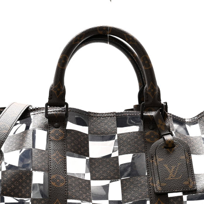 Louis Vuitton PVC Monogram Chess Keepall Bandouliere 50 6 of 11