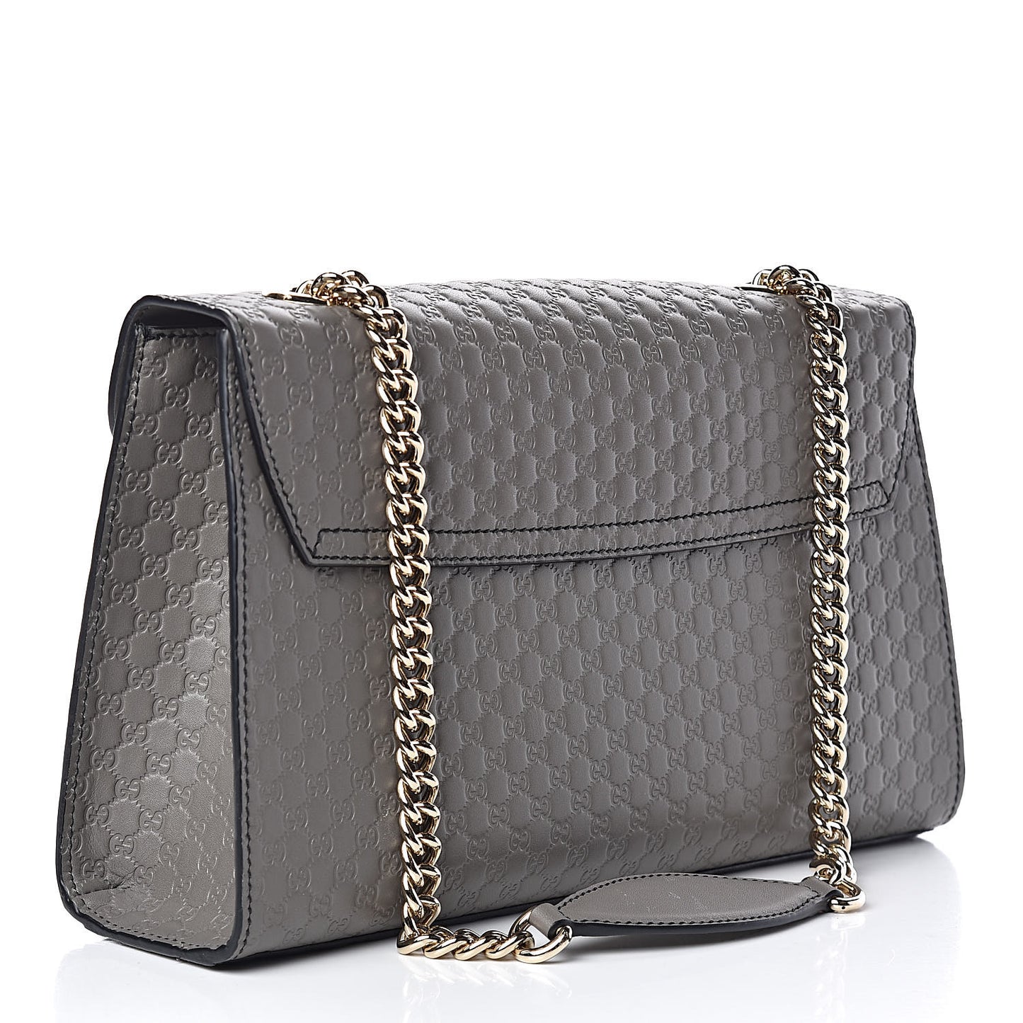Soft Microguccissima Medium Emily Chain Shoulder Bag Loess