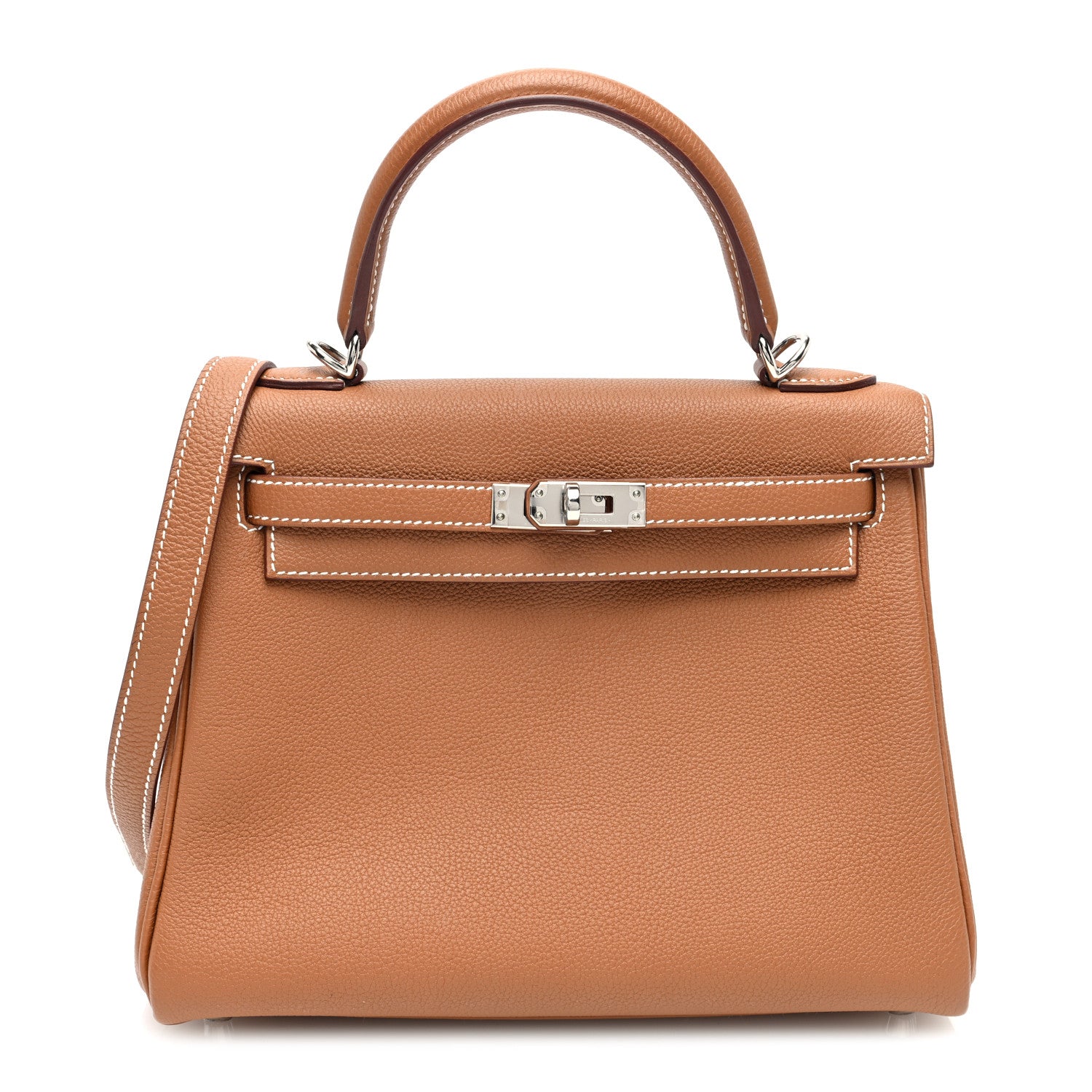 Hermes Togo Kelly Retourne 25 Gold 1 of 10