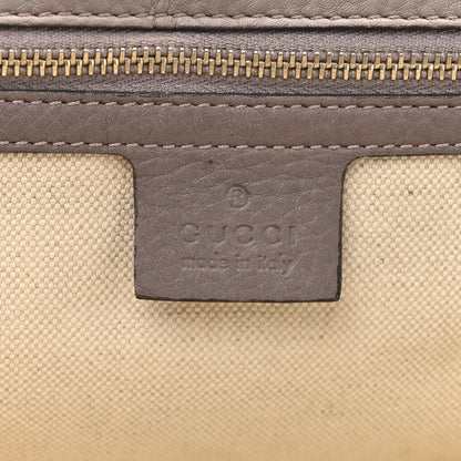Gucci Calfskin Medium New Bamboo Top Handle Bag Mauve 6 of 16