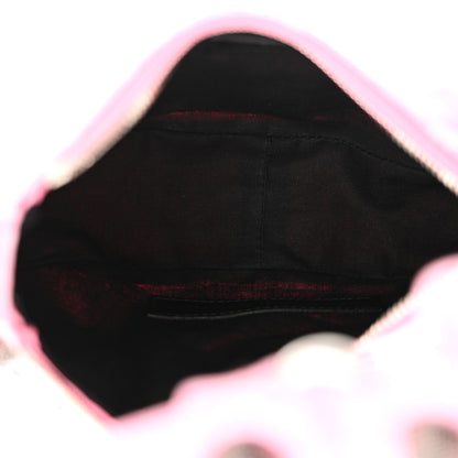 Balenciaga Denim BB Monogram Le Cagole Shoulder Bag XS Pink 6 of 11