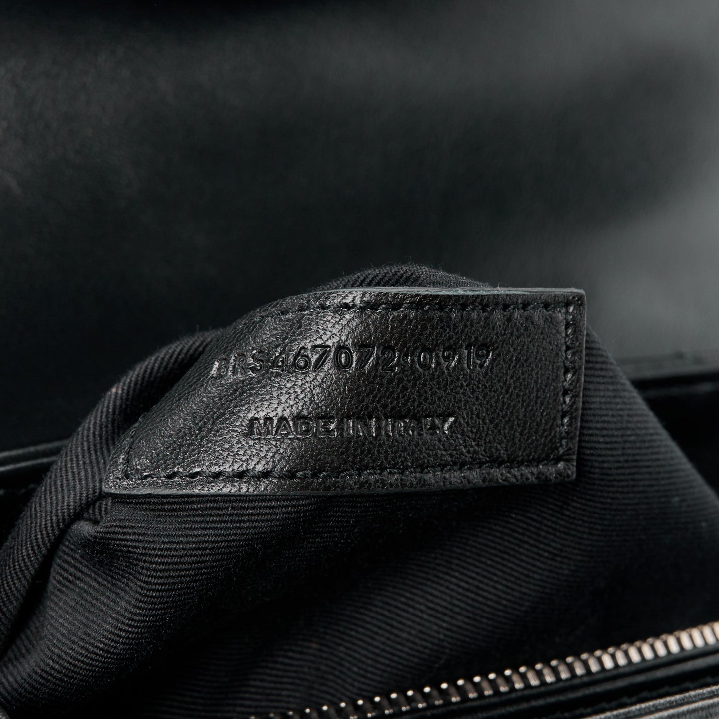 Calfskin Y Quilted Monogram Toy Loulou Crossbody Bag Black