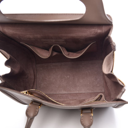 Alexander McQueen Calfskin Embossed Suede Large Heroine Tan 7 of 12