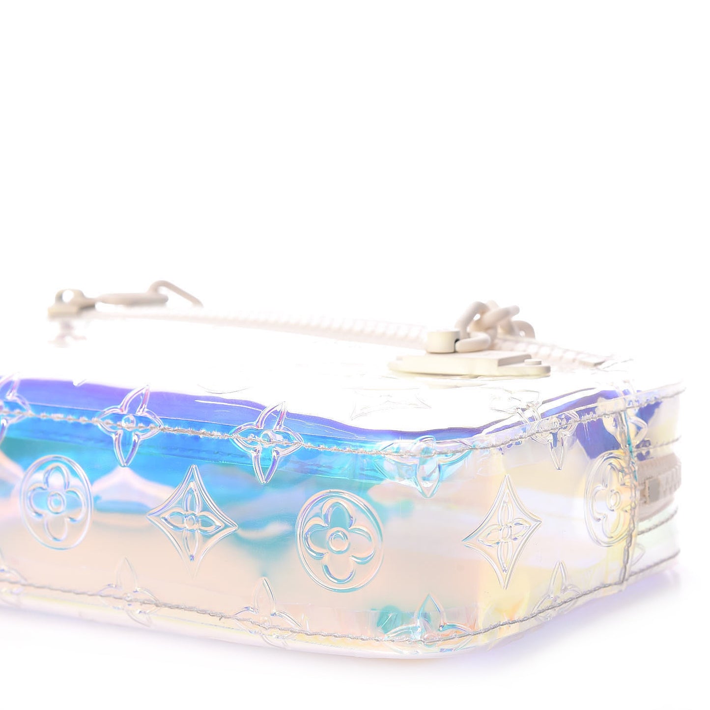 PVC Monogram Pochette Volga Iridescent Prism